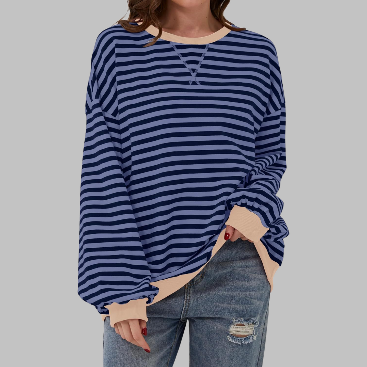 Maison |  Striped jumper in cotton blend