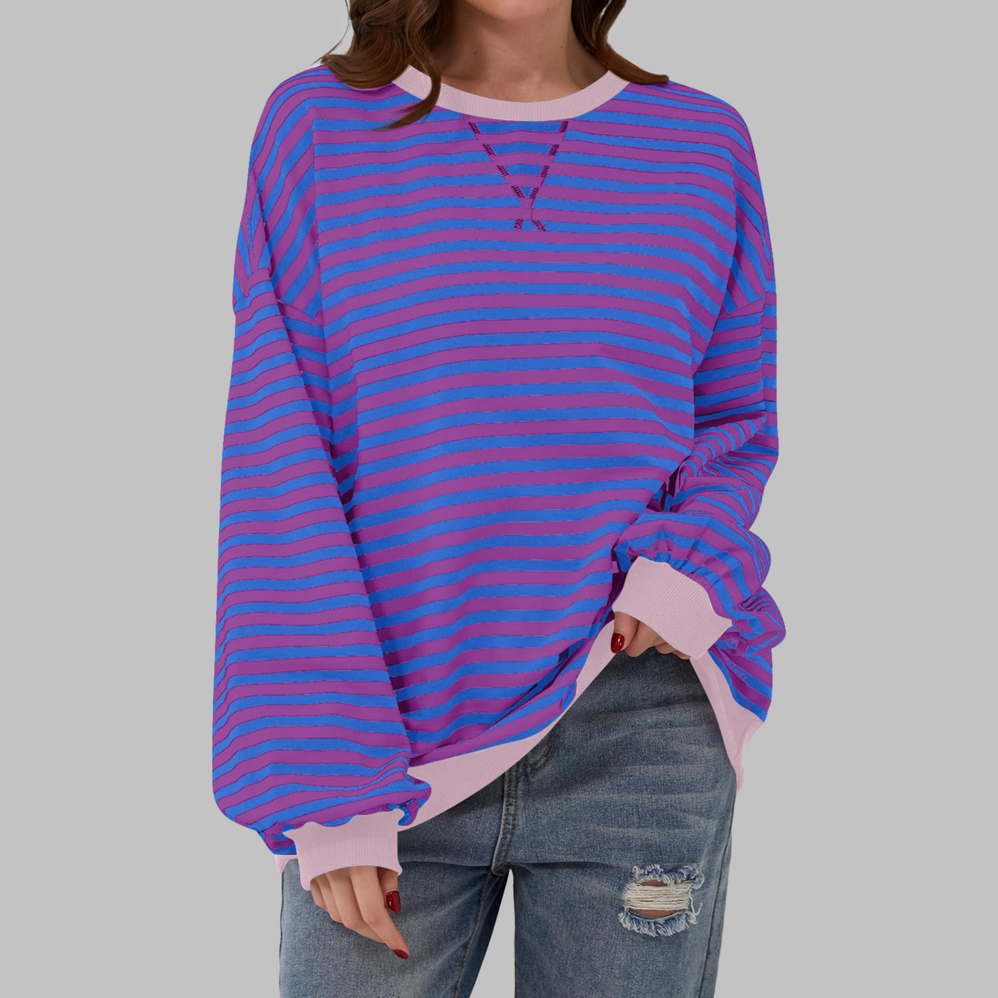 Maison |  Striped jumper in cotton blend