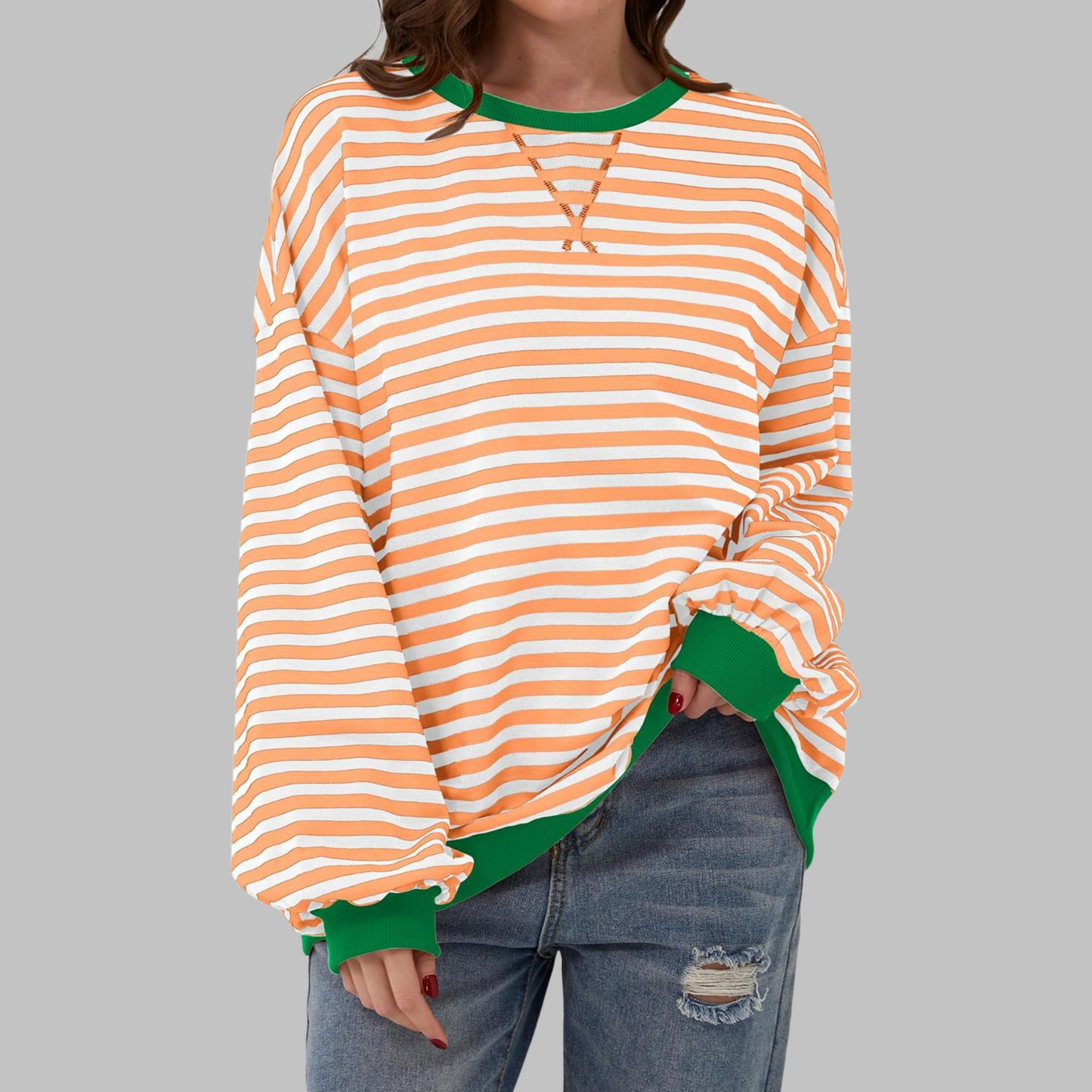 Maison |  Striped jumper in cotton blend
