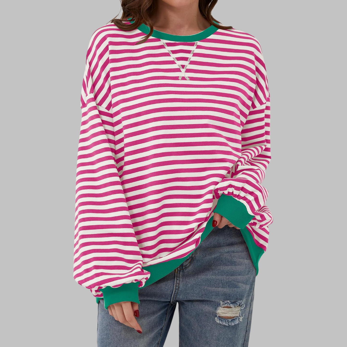Maison |  Striped jumper in cotton blend