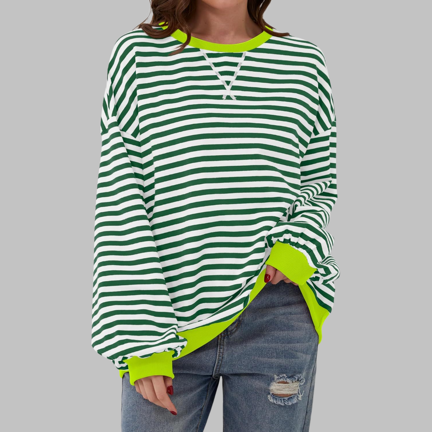 Maison |  Striped jumper in cotton blend