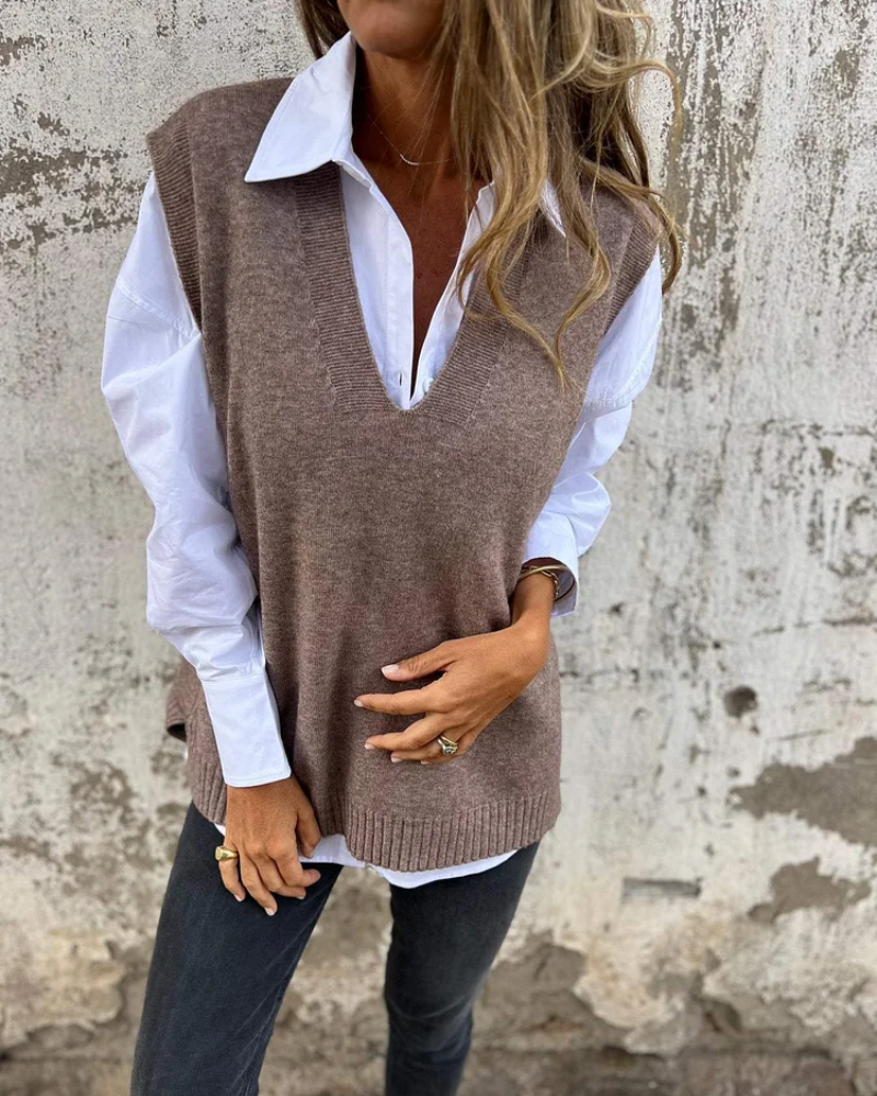 NUSA™ - GILET EN TRICOT CONFORTABLE