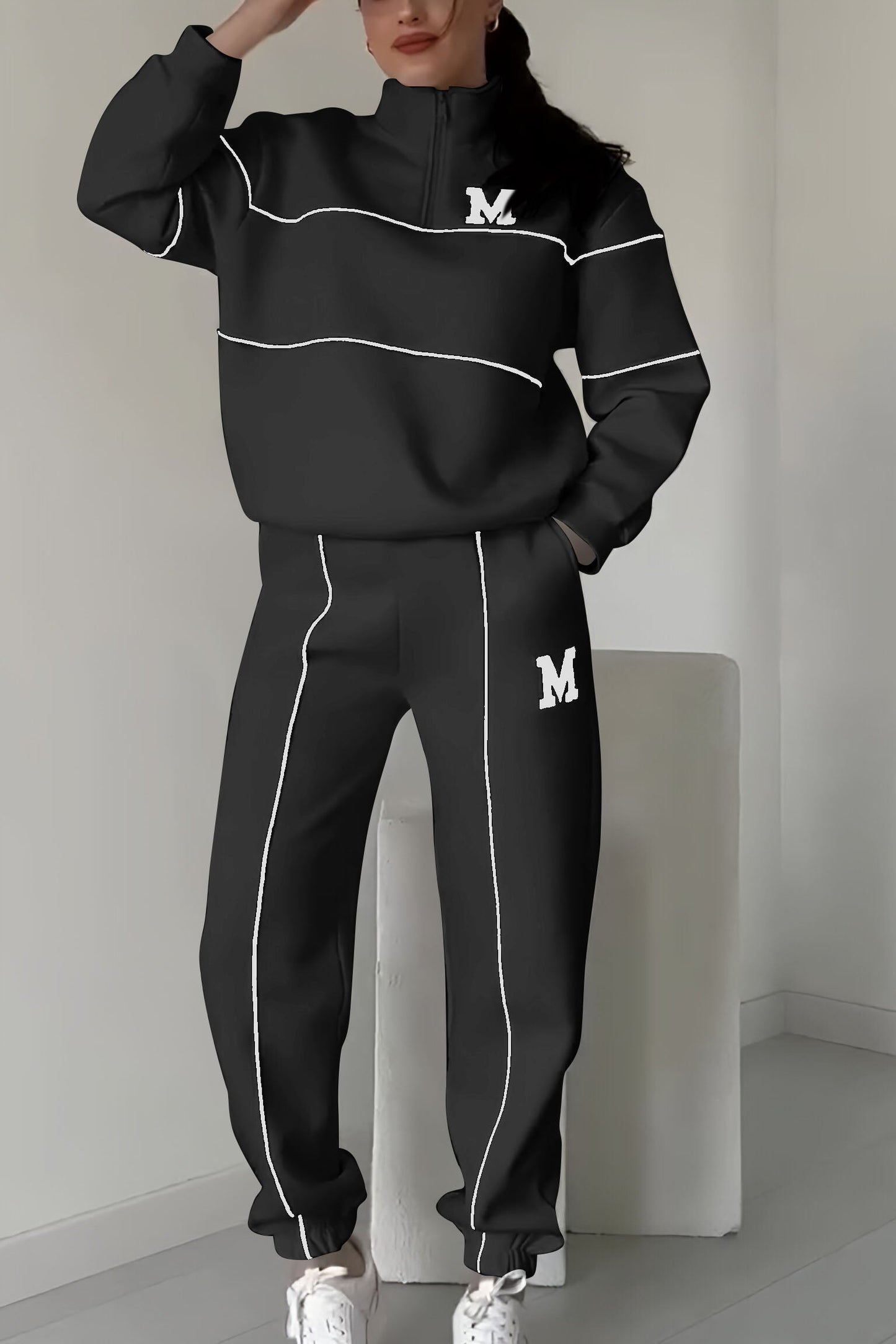 Masion | Comfortable Sweater and Trousers Set