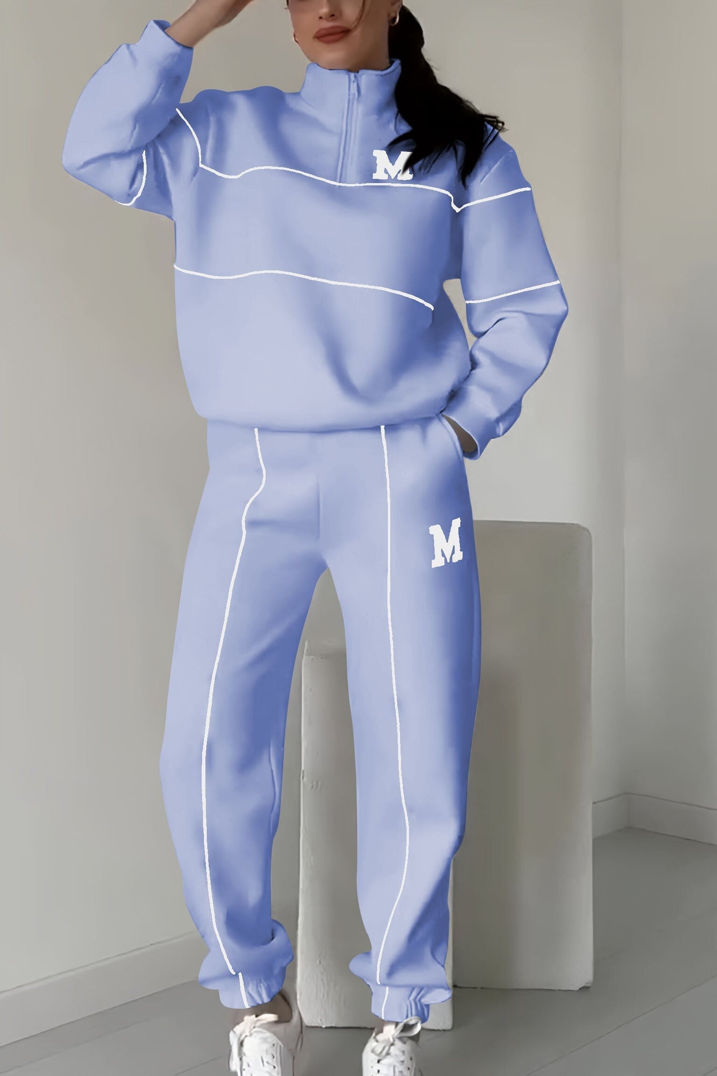 Masion | Comfortable Sweater and Trousers Set