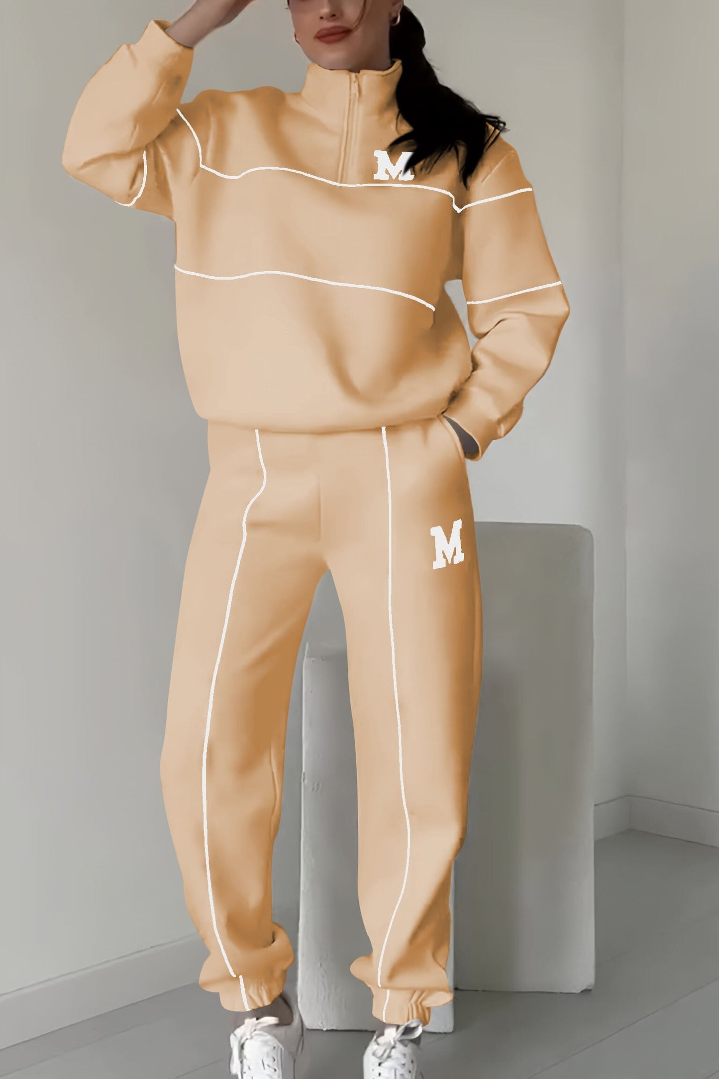 Masion | Comfortable Sweater and Trousers Set