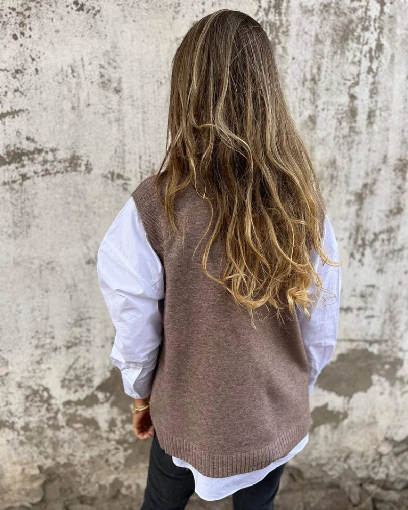 NUSA™ - GILET EN TRICOT CONFORTABLE