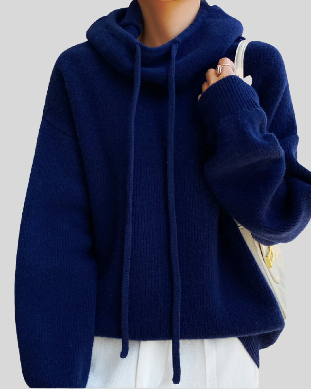 Maison | Women's Jumper with Luxurious Polo Neck