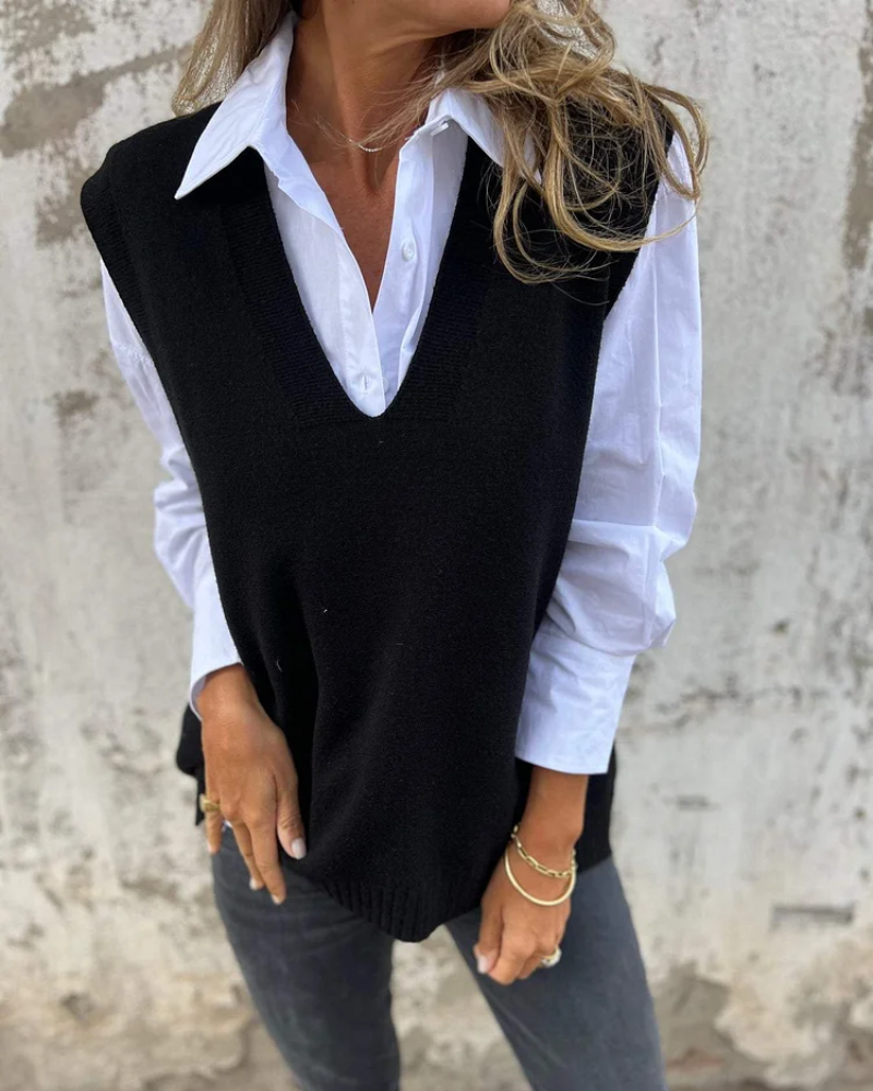 NUSA™ - GILET EN TRICOT CONFORTABLE