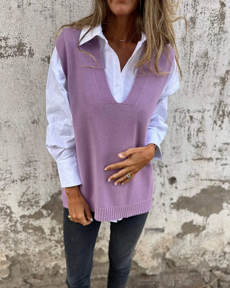 NUSA™ - GILET EN TRICOT CONFORTABLE