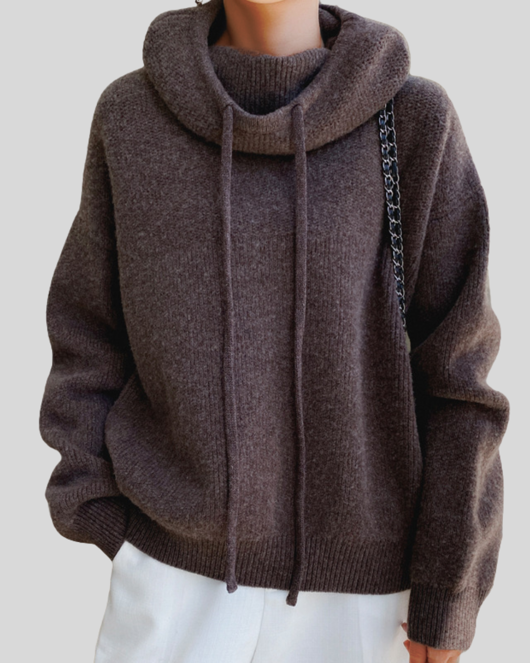 Maison | Women's Jumper with Luxurious Polo Neck