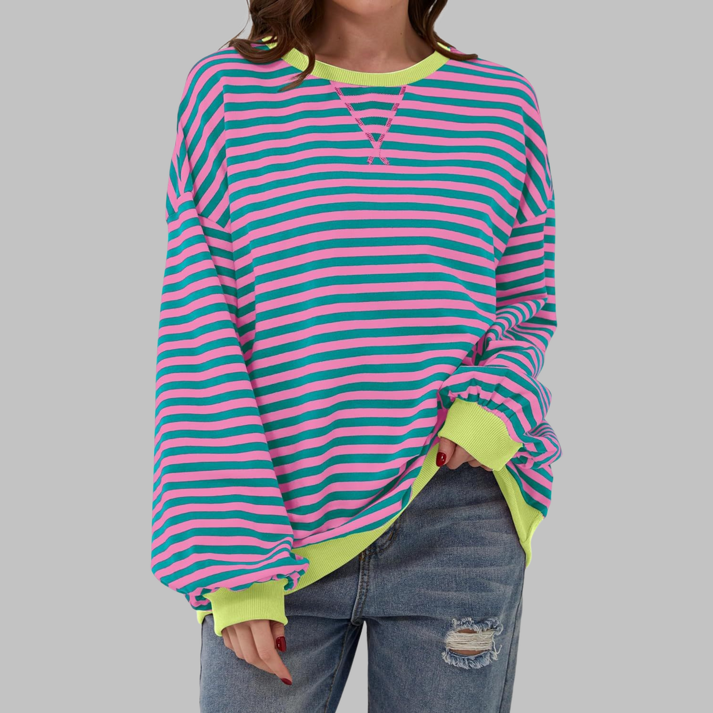 Maison |  Striped jumper in cotton blend