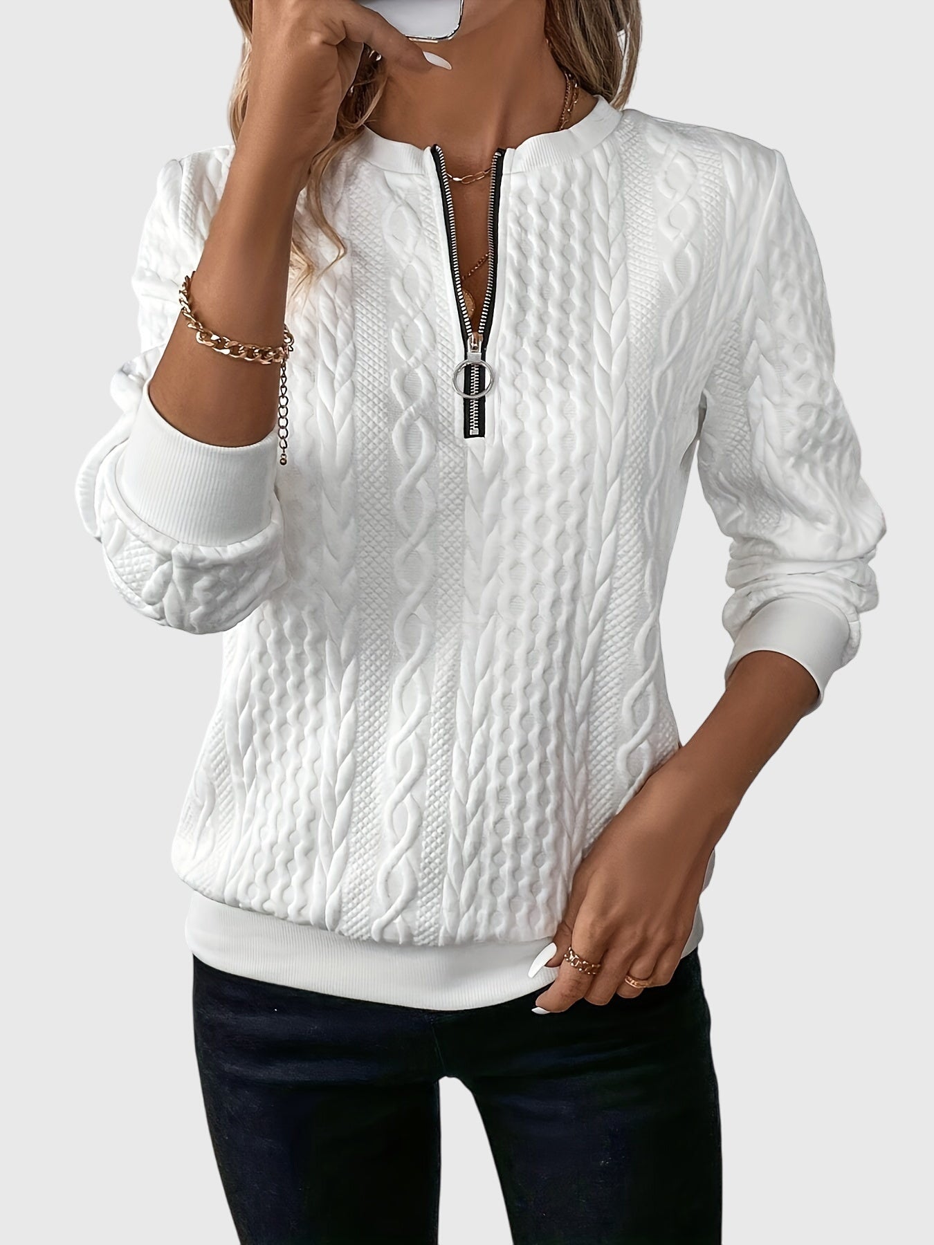 Maison | Zipped Sweater