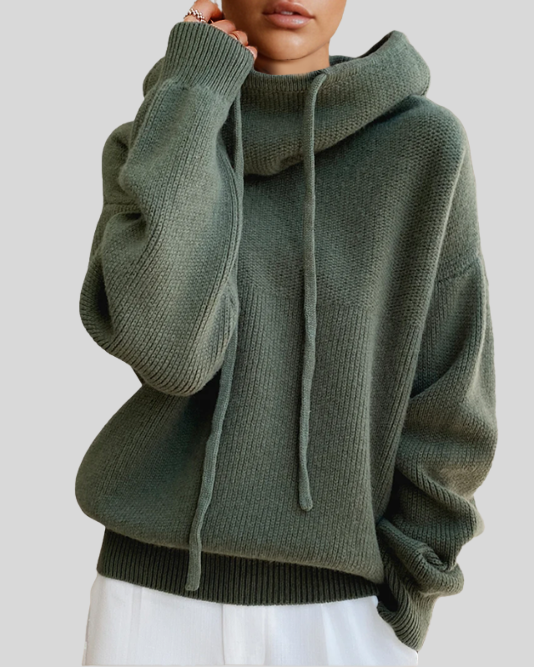 Maison | Women's Jumper with Luxurious Polo Neck