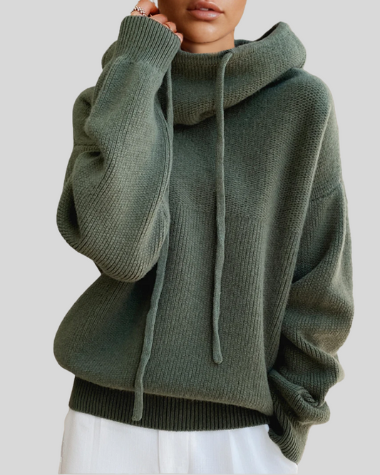 Victoria | Women's Jumper with Luxurious Polo Neck