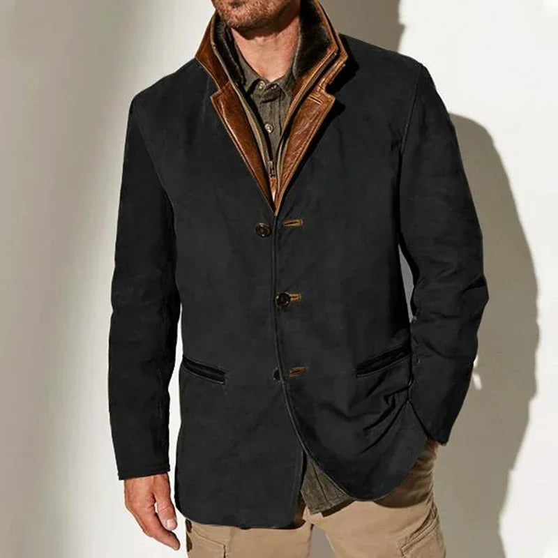 Alessandro Veneti Vintage Suede Coat