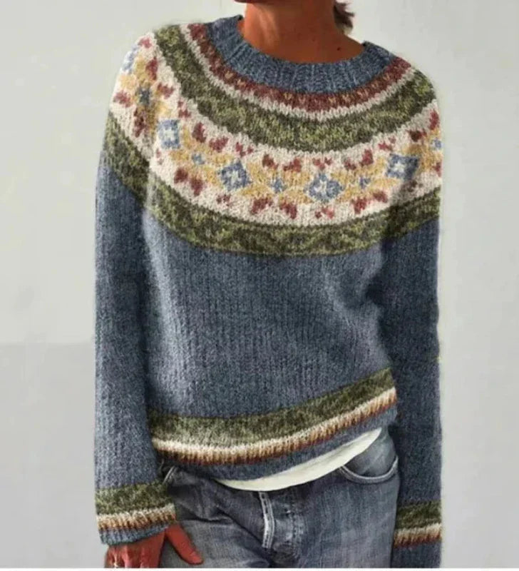 YASMINE™ - PULL RÉTRO AUTOMNE