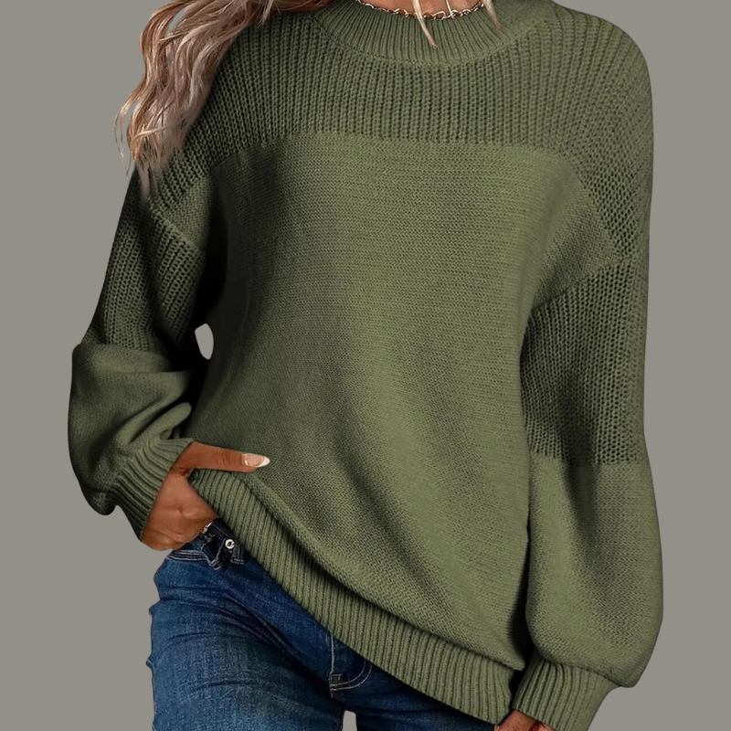 Masion| loose-fitting knit sweater