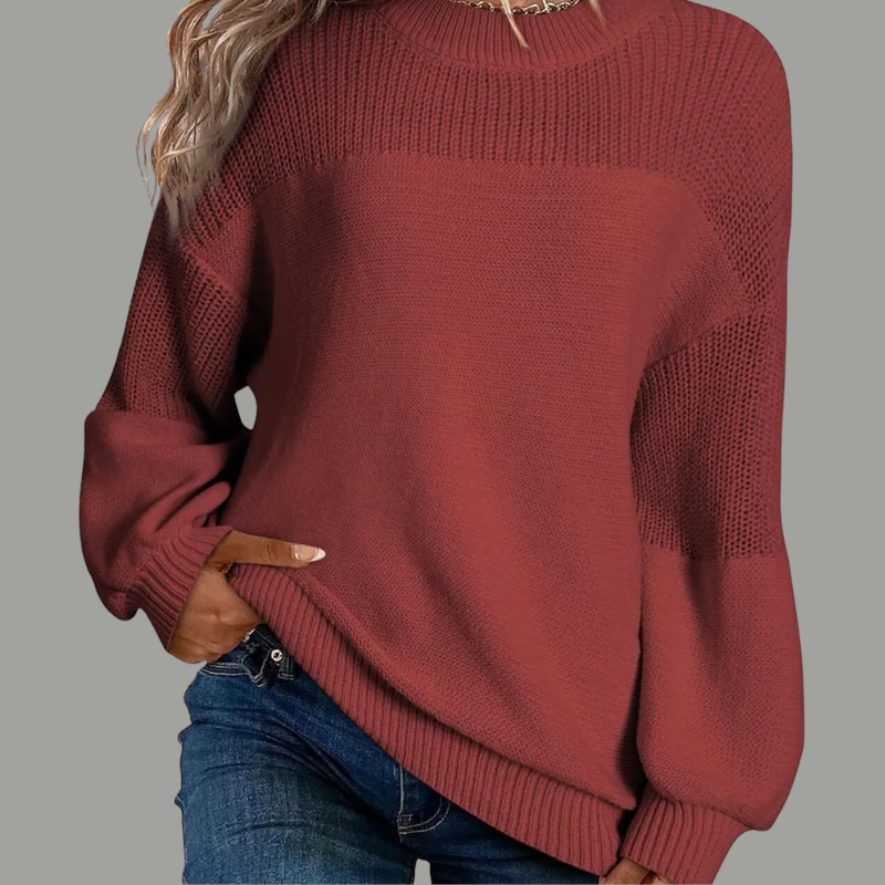 Masion| loose-fitting knit sweater