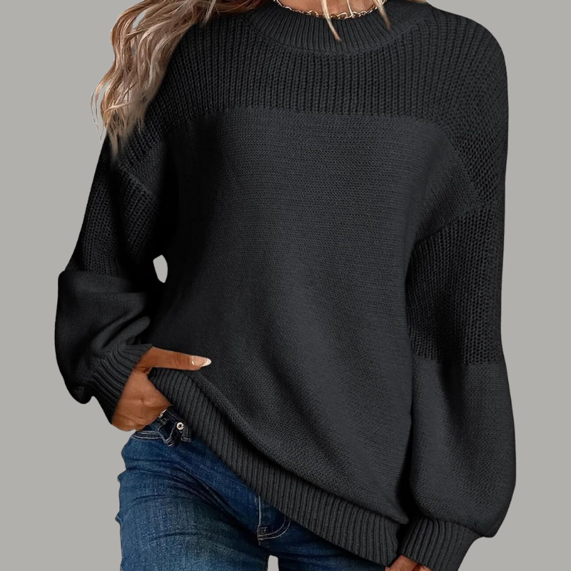 Masion| loose-fitting knit sweater