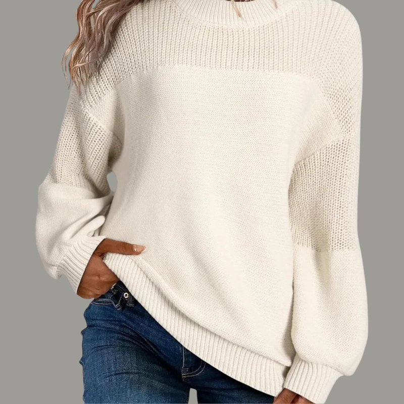 Masion| loose-fitting knit sweater