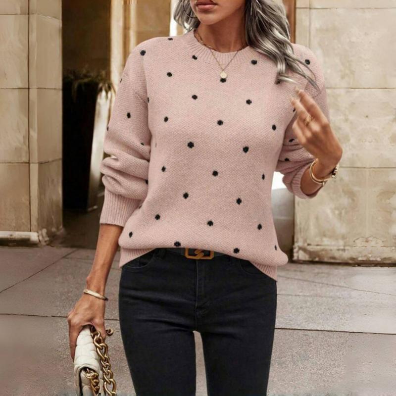 NINA™ - PULL EN MAILLE À POIS