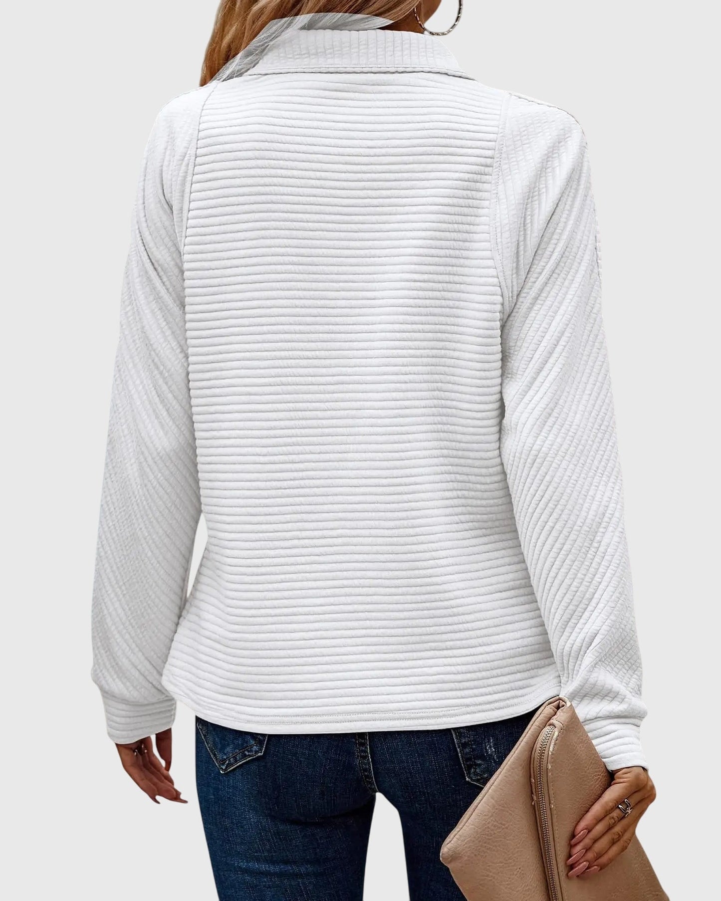 Maison | Elegant Sweater with Zipper