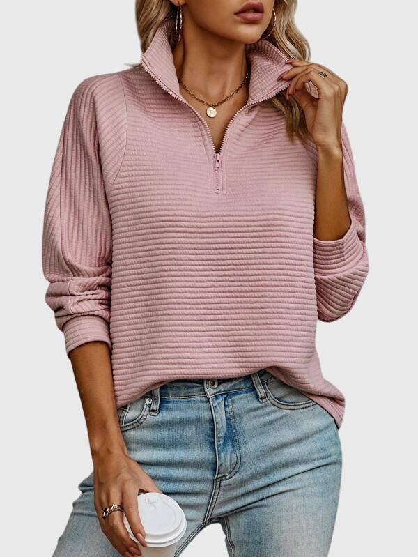 Maison | Elegant Sweater with Zipper
