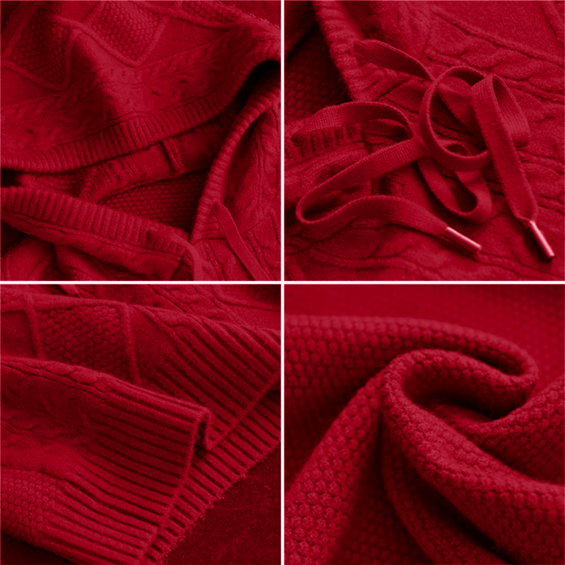 Tamsin™ - PULL À CAPUCHE AVEC UN DESIGN JACQUARD ÉLÉGANT