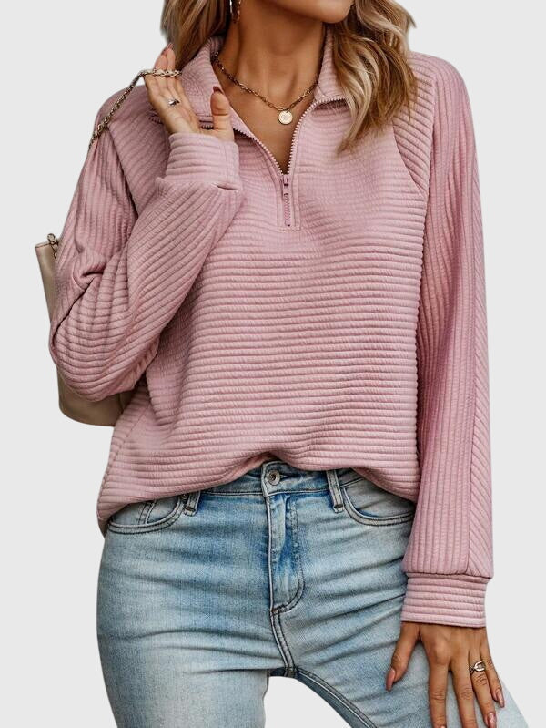 Maison | Elegant Sweater with Zipper