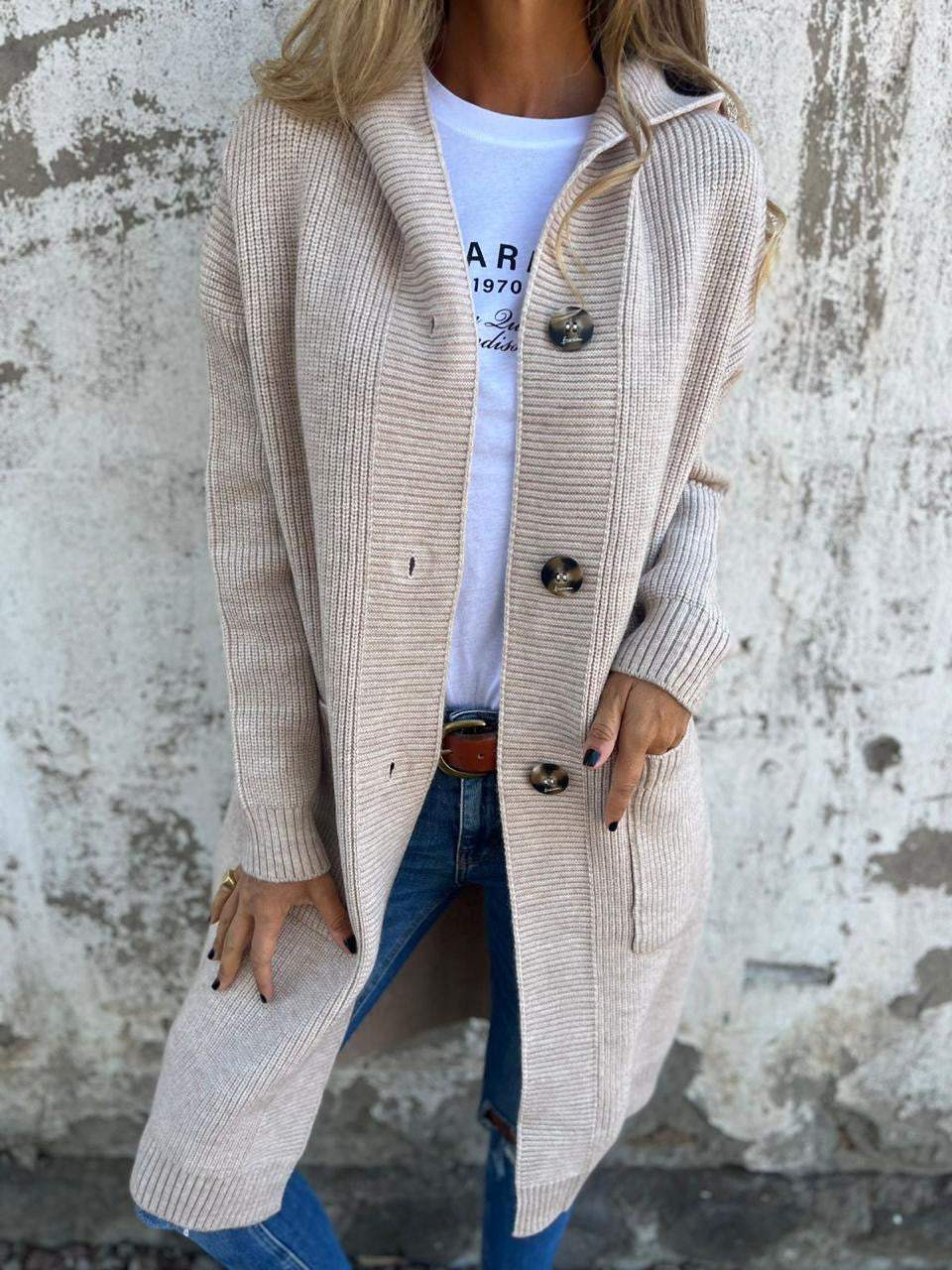 FRIEDA™ - CARDIGAN ÉLÉGANT EN MAILLE