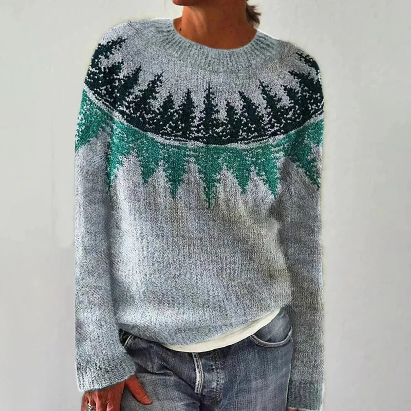 YASMINE™ - PULL RÉTRO AUTOMNE