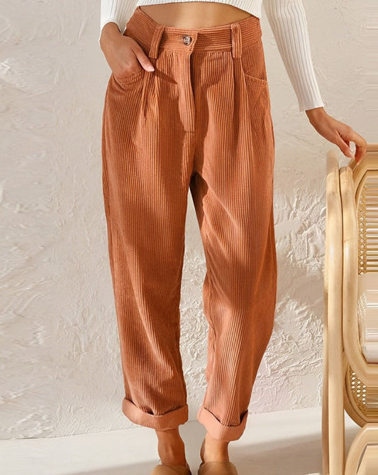 JENA™ - PANTALON ÉLÉGANT EN VELOURS CÔTELÉ