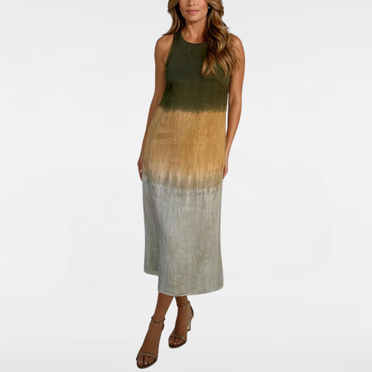 MAYA | SUNSET OMBRÉ MAXI DRESS 