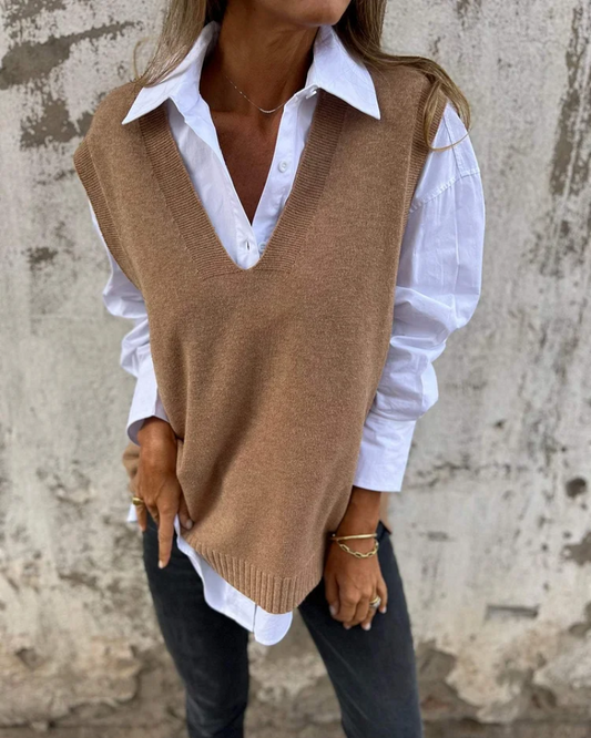 NUSA™ - GILET EN TRICOT CONFORTABLE
