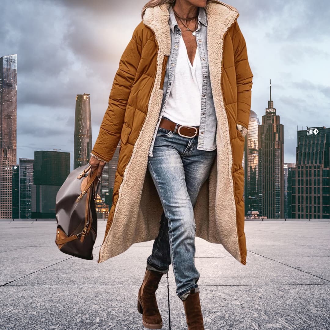 ELARA™ - MANTEAU EN LAINE ÉLÉGANT