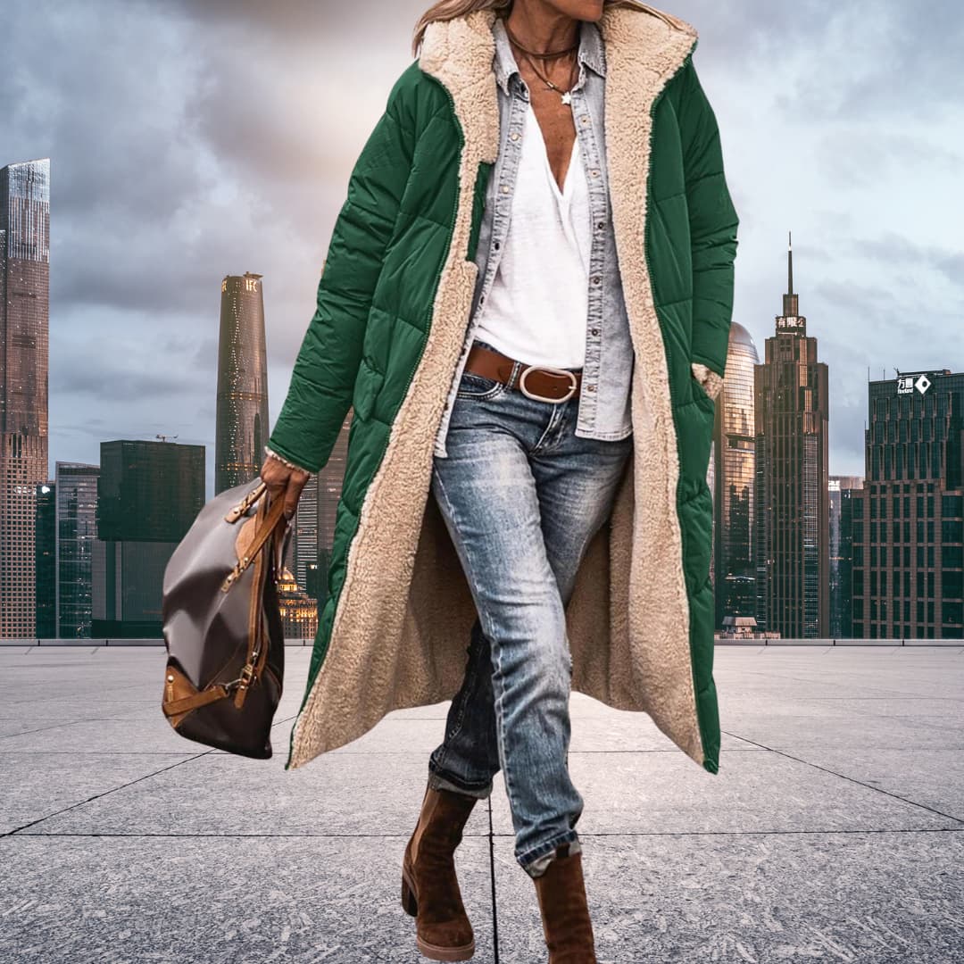 ELARA™ - MANTEAU EN LAINE ÉLÉGANT