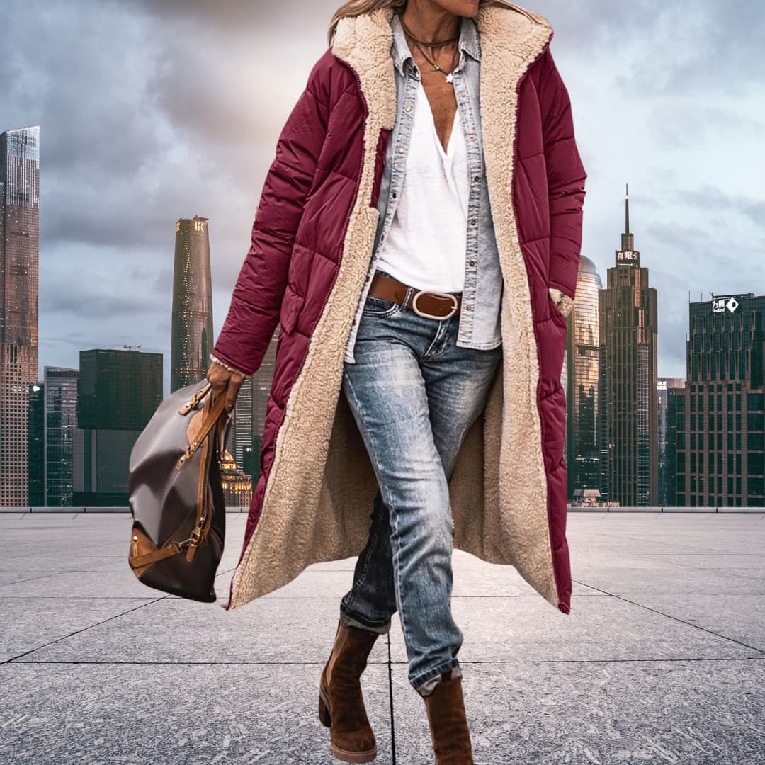 ELARA™ - MANTEAU EN LAINE ÉLÉGANT