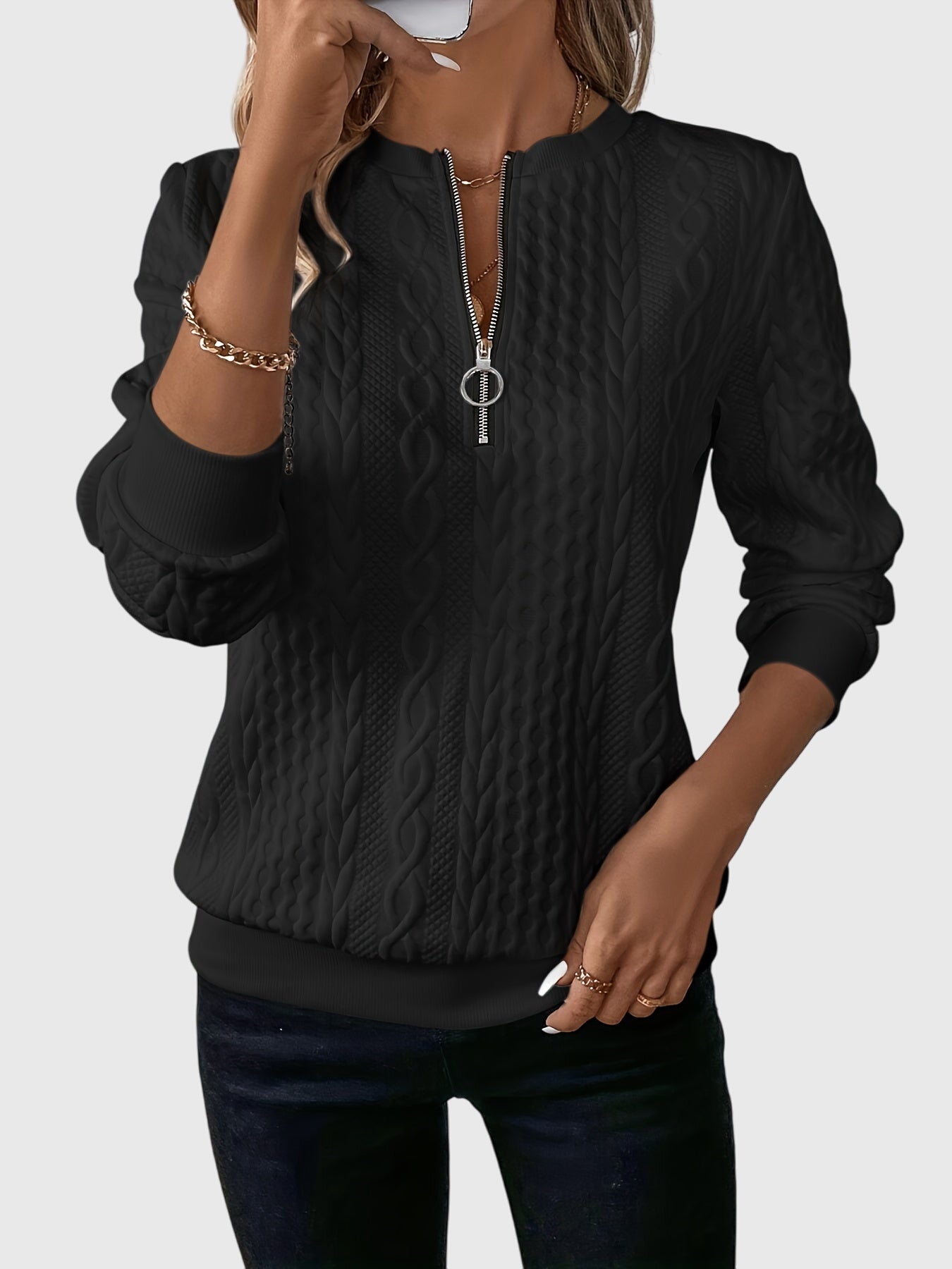Maison | Zipped Sweater