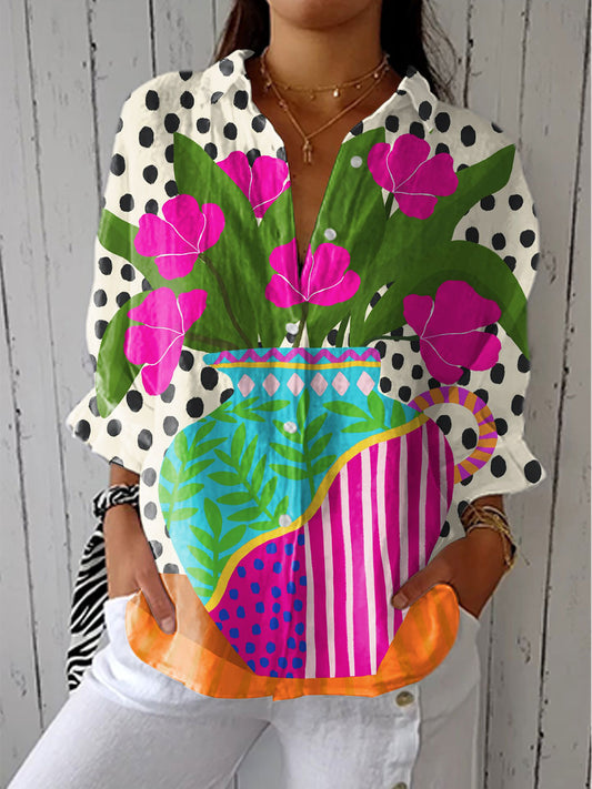 Amara | Chemisier vase fleuri