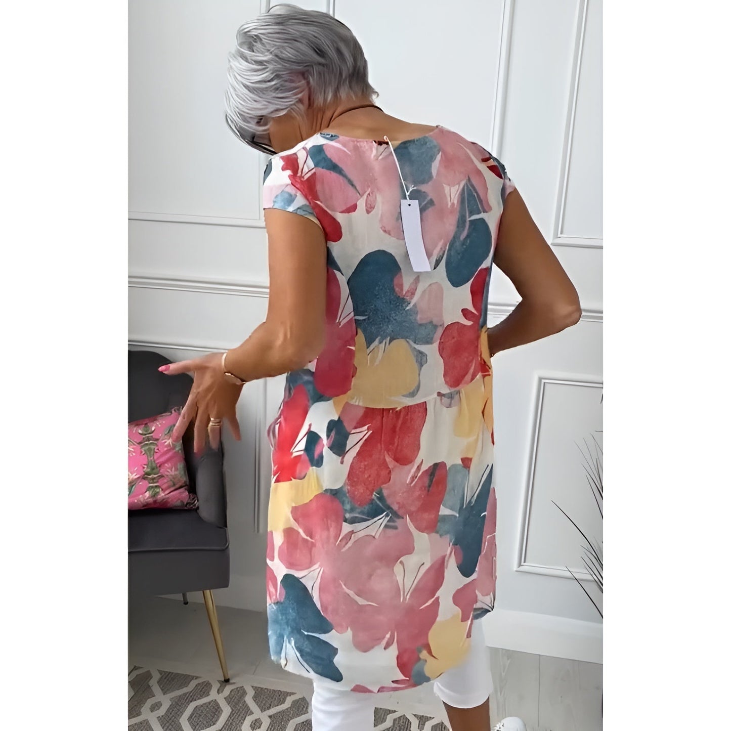 LINDA | BLOOM TUNIC DRESS 