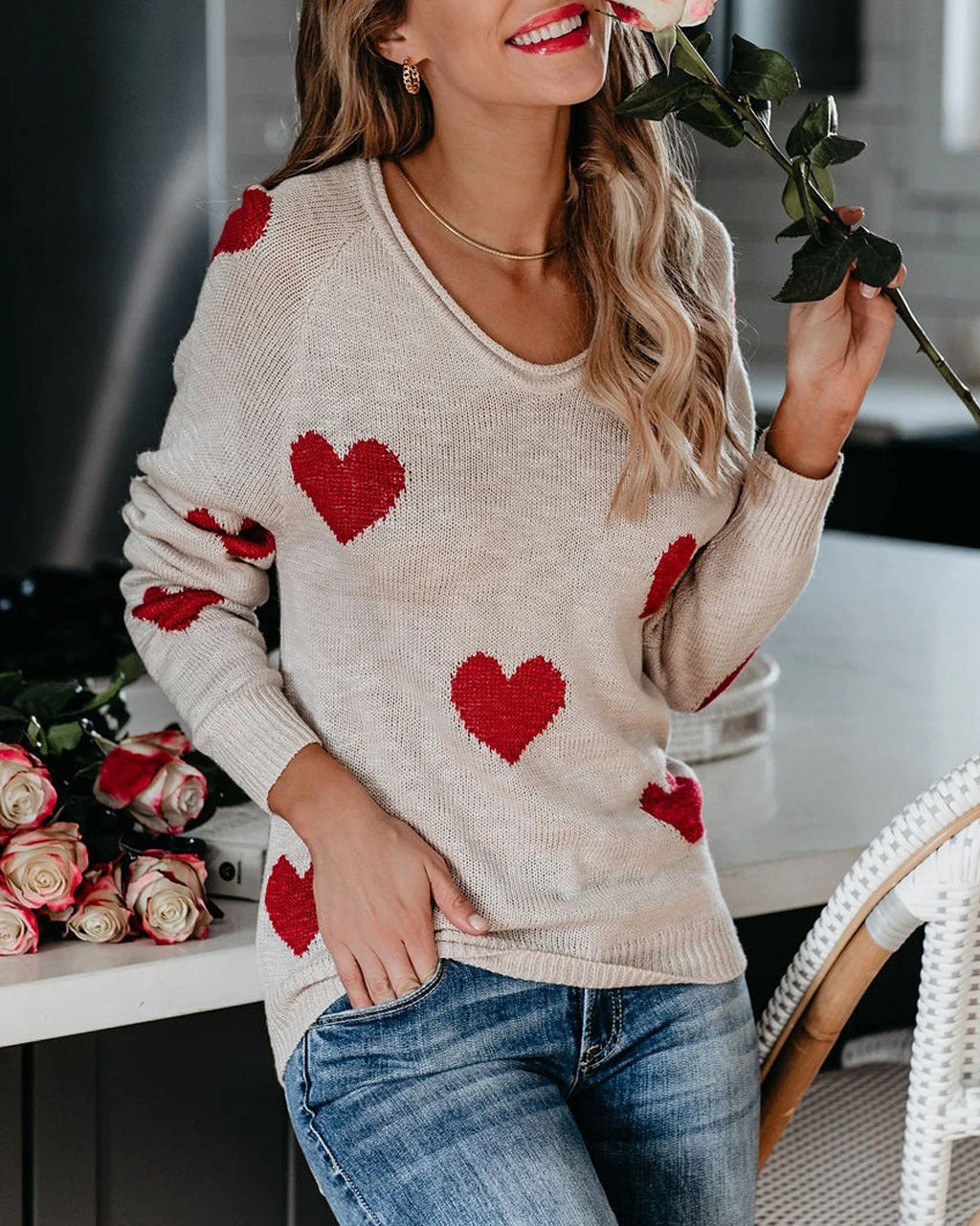 Lory | Elegant Long-Sleeve Pullover 