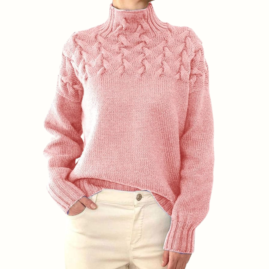Elena – Col roulé en tricot chaud