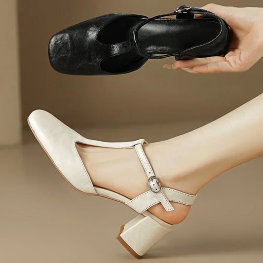 Talbot™| Mary Janes en cuir Beatrica
