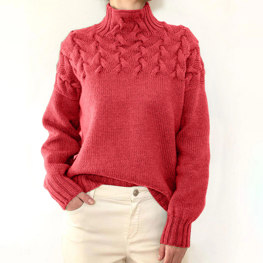 Elena – Col roulé en tricot chaud