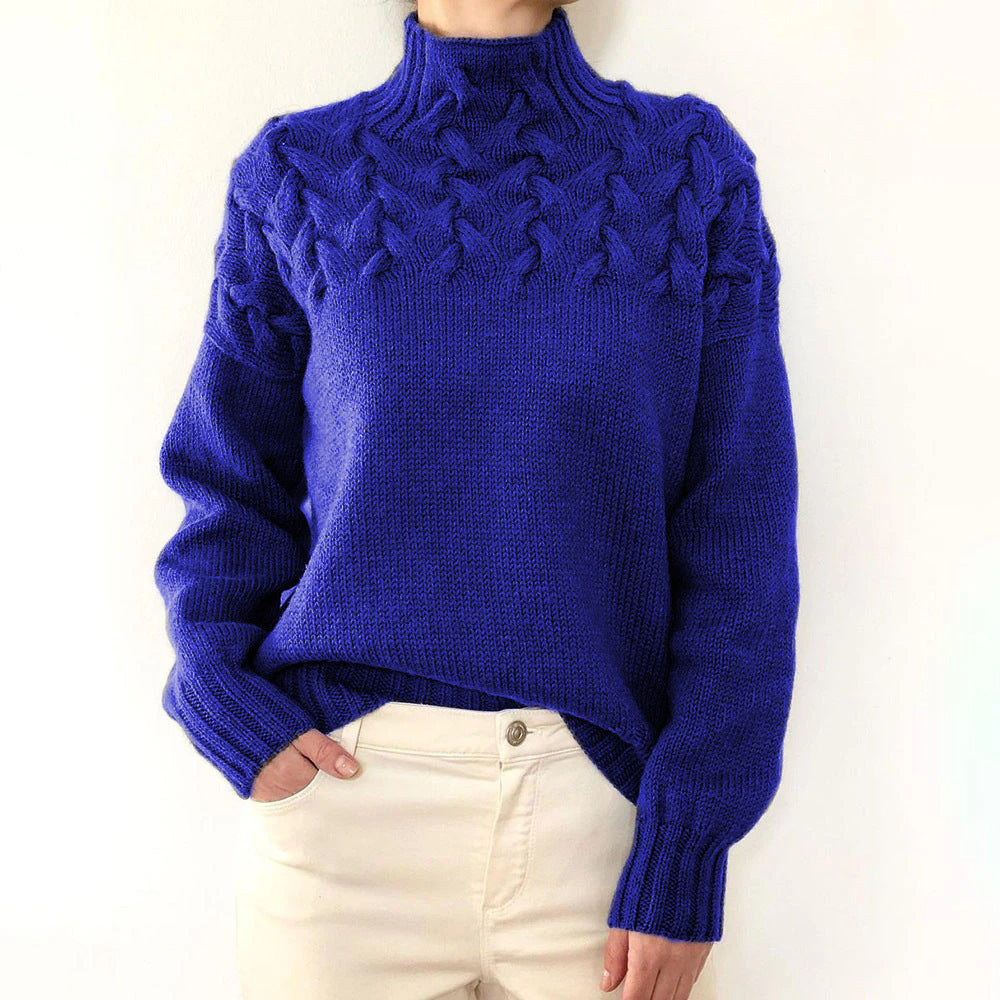 Elena – Col roulé en tricot chaud