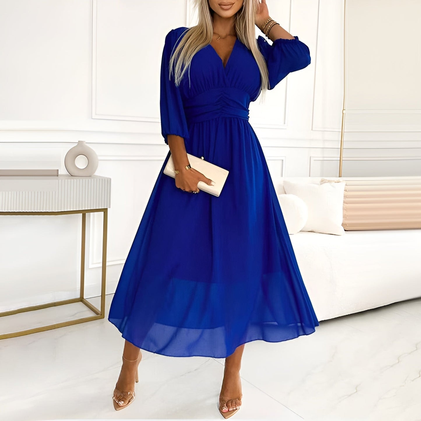 Lumiere | Light Silky Chiffon Dress